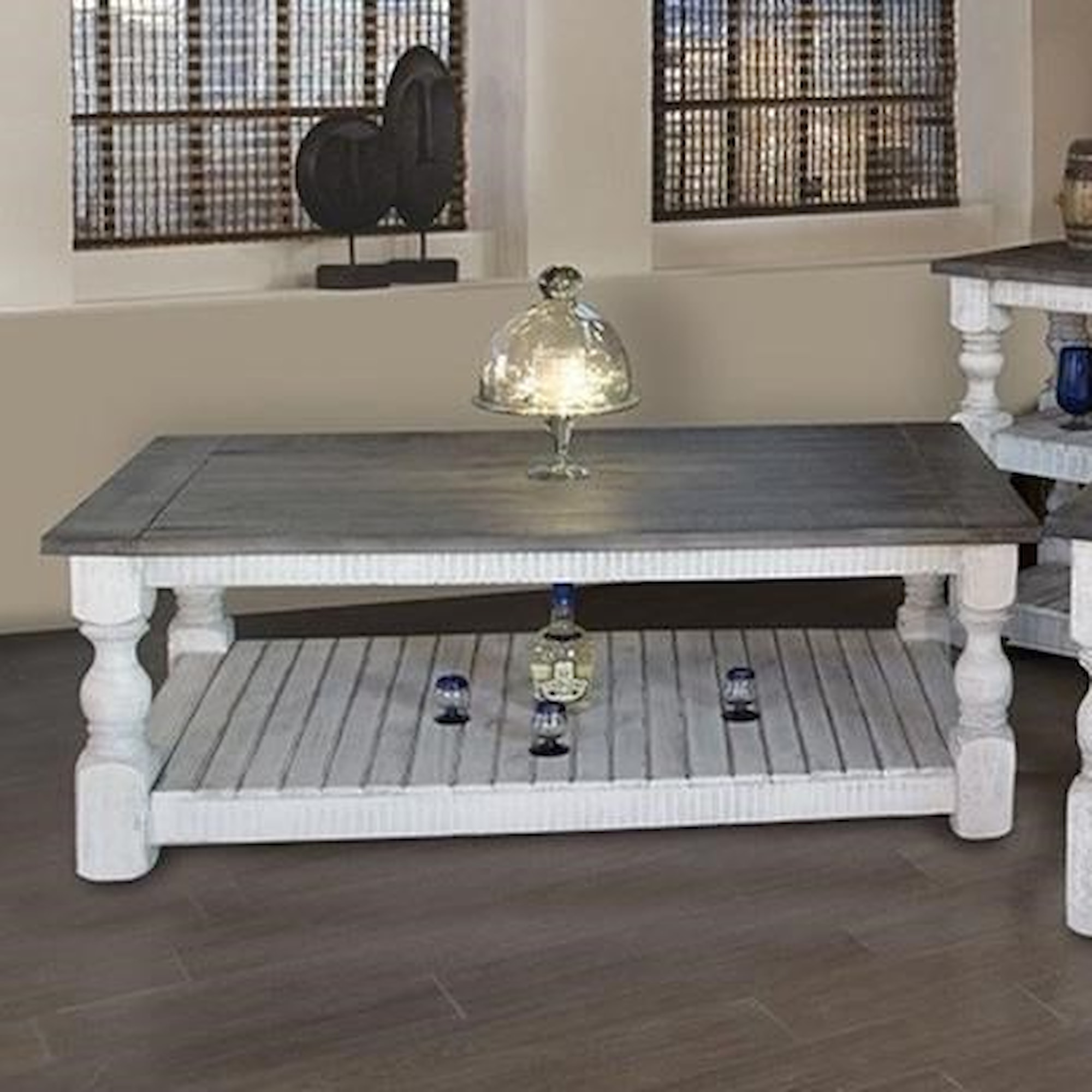 International Furniture Direct Stone 219497624 Relaxed Vintage Solid